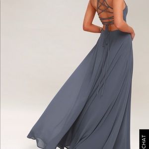 Lulus strappy you’re here maxi dress
